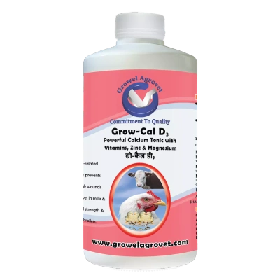 Poultry : Grow – Cal D3 – A Powerful Calcium Tonic With Vitamins, Zinc, And Magnesium