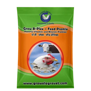 Poultry : Grow B-Plex – Feed Premix : Vitamins And Minerals Feed Premixes With 19 Compositions