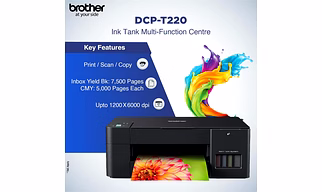Brother DCP-T230 All-in One Ink Tank Refill System Printer
