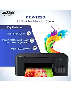Brother DCP-T220 All-in One Ink Tank Refill System Printer