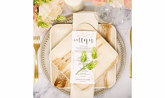 100% Eco friendly Areca Palm Leaf Square Plates Export quality Shrink Wrapped Amazon USA