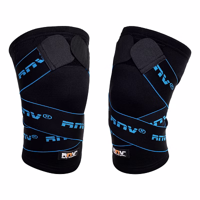 rnv 842-a knee support (black) – with strap