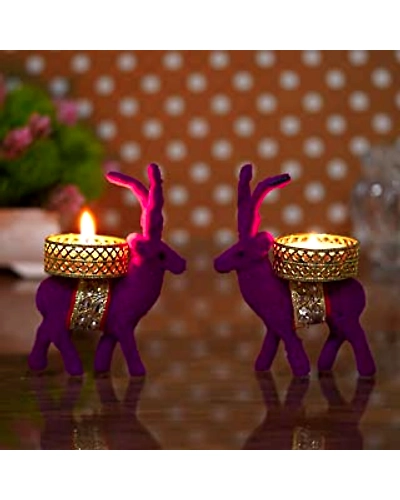 Christmas Reindeer Tealight Holder-RECSTL