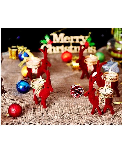 Christmas Reindeer Tealight Holder-1