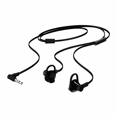 hp earbuds black headset 150