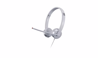 Lenovo 100 Stereo Analogue Headset (Grey)-GXD1B60597