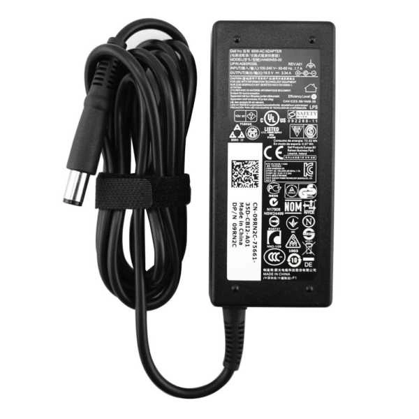 Dell Original 65W 7.4 mm Pin Laptop Adapter Charger-6