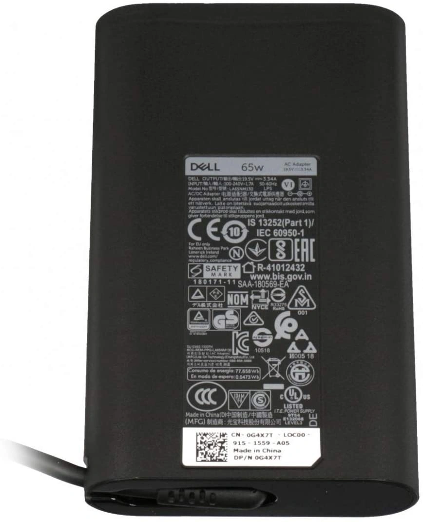 Dell 65W Slim E5 Power Adapter-P65WE5/N5HIN/G4X7T-2