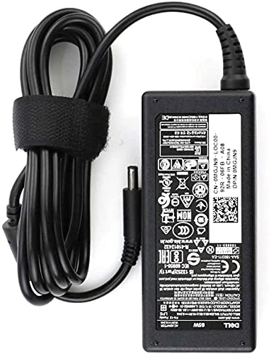 Dell 65 WATT Original Laptop AC Adapter Small Pin - Black (MGJN9)-2