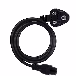 power cord for laptops - black