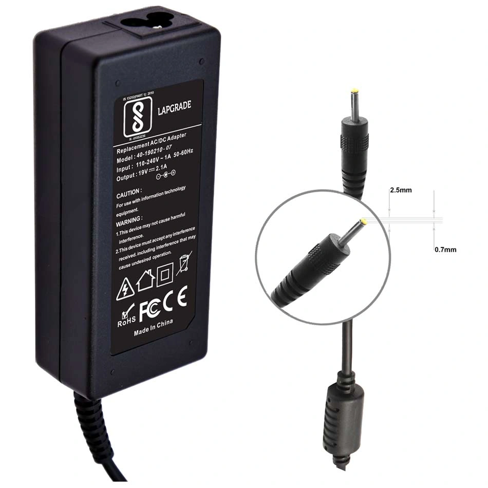 LAPGRADE 19V 2.1A Adapter Charger for Asus Eee PC 1102HAEee PC 1102HA, 1104HA, 1106HA Series-3879B