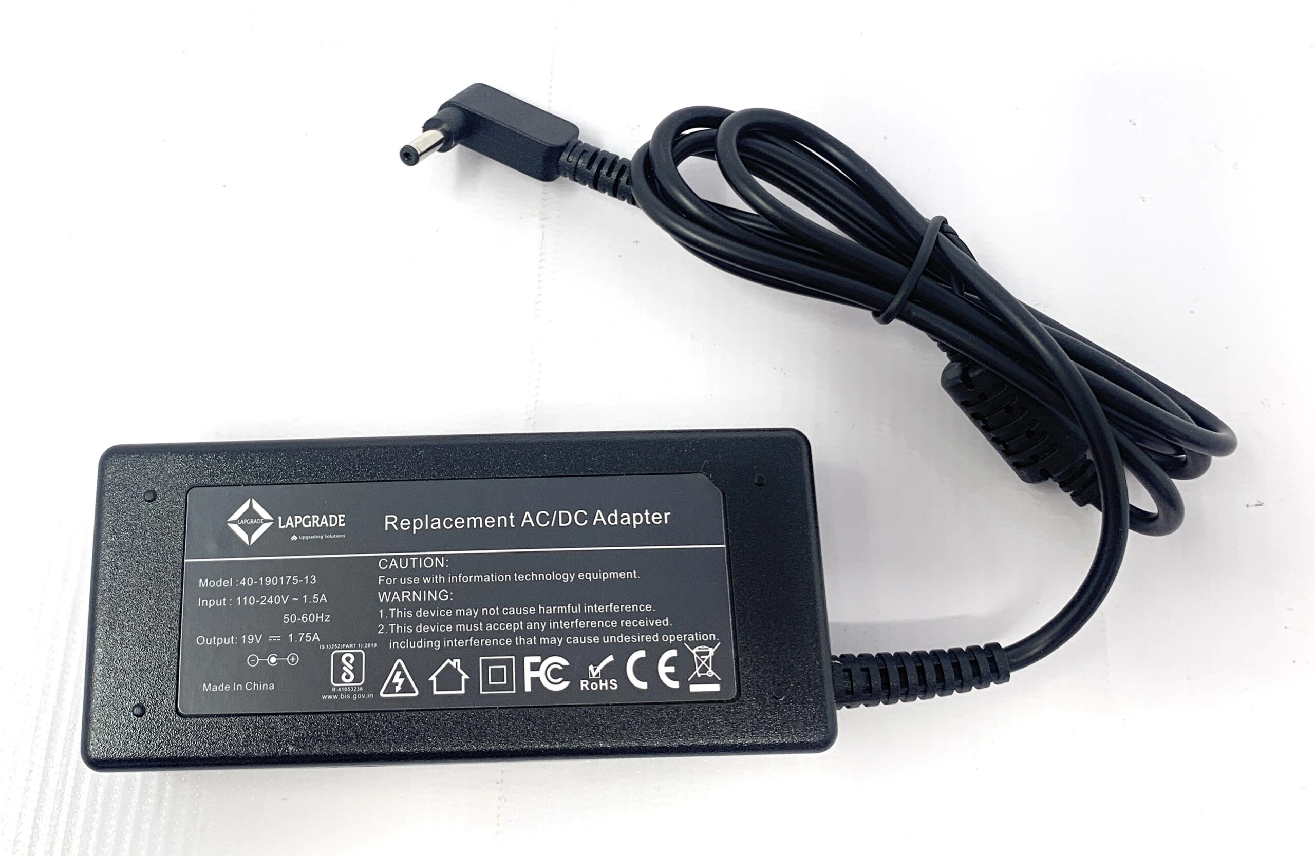 Lapgrade Adapter for Asus Ultrabook 19V 1.75a 33W 4.0*1.35-4560