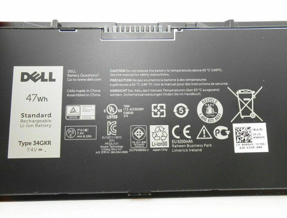 DELL Latitude E7450 54Whr 4 Cell Battery (5K1GW)-1