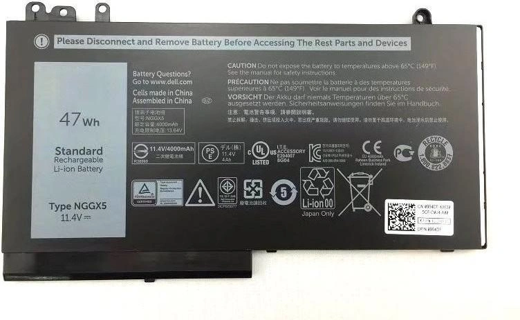 Dell Latitude E5470 5570 5270 3cell 47WHR Battery-JY8D6/W9FNJ/-5240