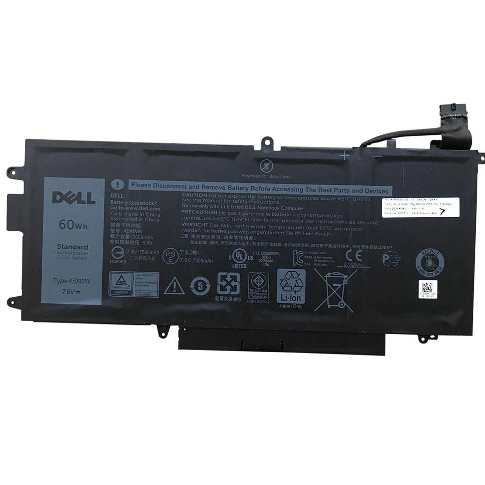 Dell Latitude 12 5289 5285 4cell 60whr battery-N18GG-5871