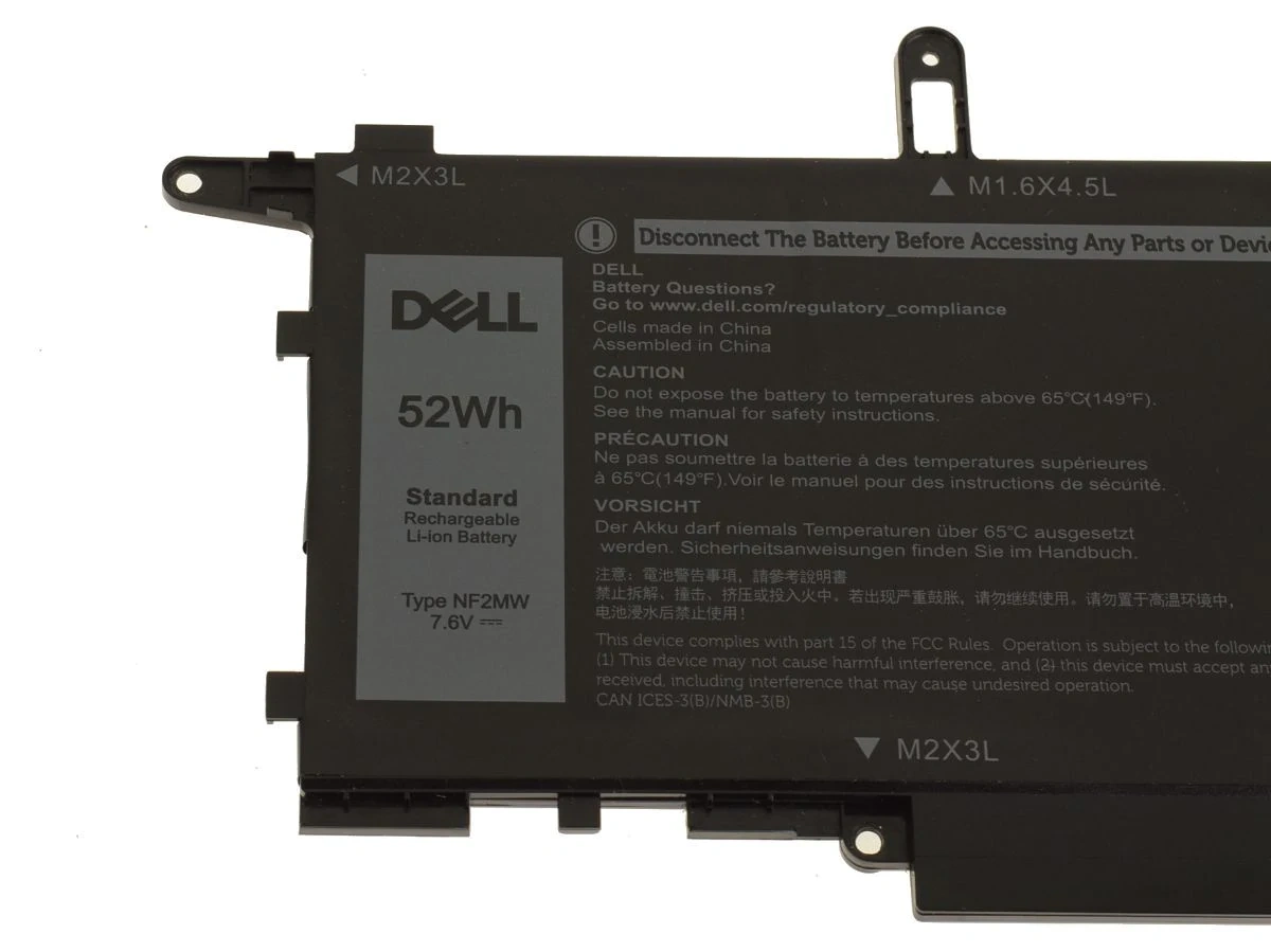 Dell Latitude 7400 2-in-1 4 cell 52 whr Battery-85XM8/CHWV6/NF2MW/G8F6M-1