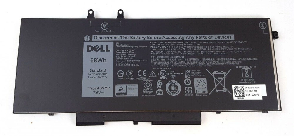 Dell Precision 3540 4 Cell 68Wh 7.6V Battery-7001