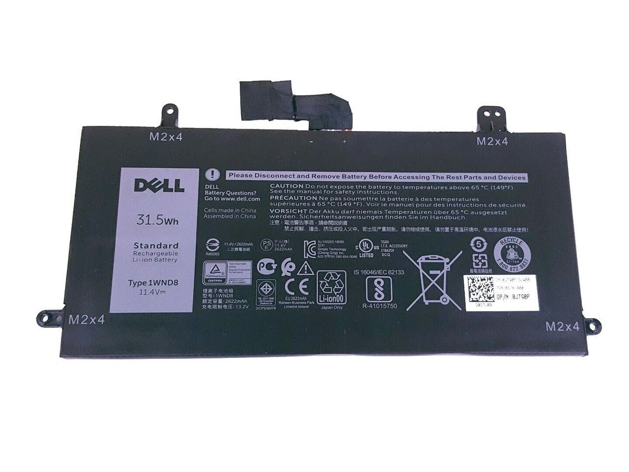 Dell Latitude 12 5285 5290 31.5Wh 11.4V - JT90P/1WND8-7081