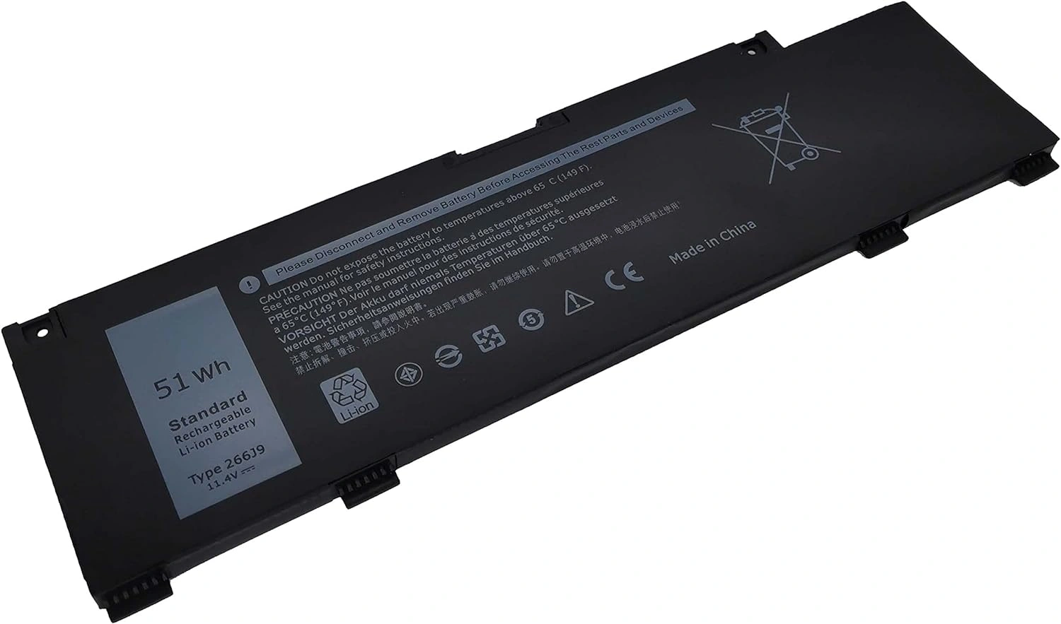 Dell G3 3590 3500 G5 5500 5505 Inspiron 5490 Series 11.4V 51Wh battery-M4GWP/PN1VN-3