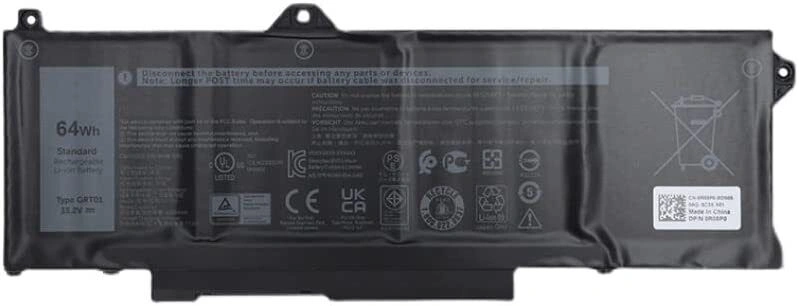 Dell Original 4 Cell 12.2V 64WHr Laptop Battery for Latitude 5521 Precision 3470-7418