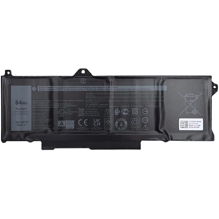 Dell Original 4 Cell 12.2V 64WHr Laptop Battery for Latitude 5521 Precision 3470-7418