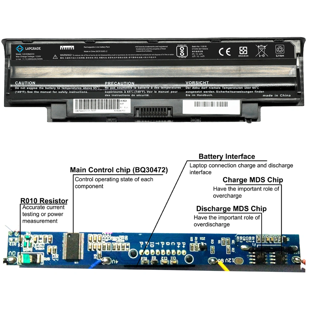 Lapgrade Battery for Dell Inspiron 13R 14R 15R 17R Series-2