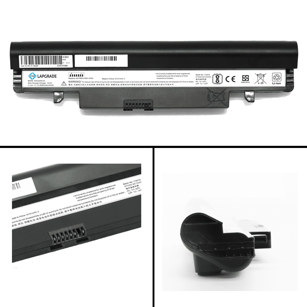 Lapgrade Battery for Samsung N143 N148 N150 N350 Series-4003