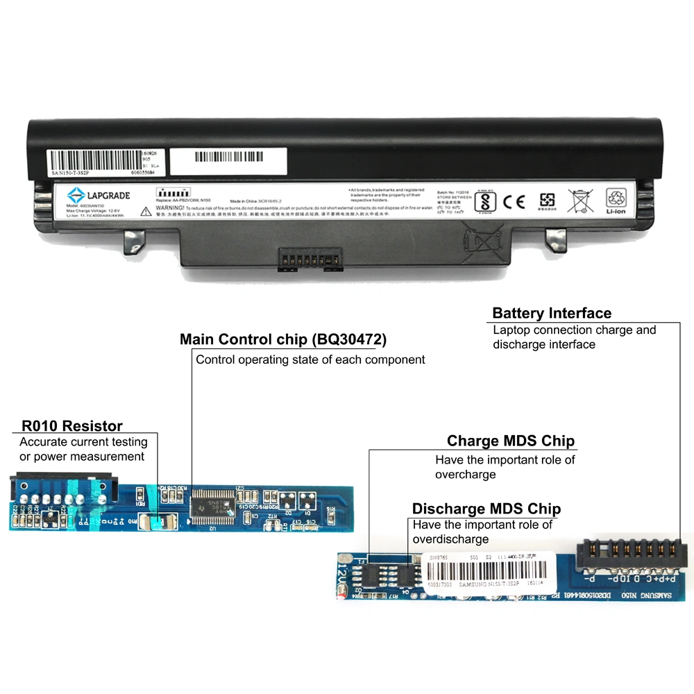 Lapgrade Battery for Samsung N143 N148 N150 N350 Series-1