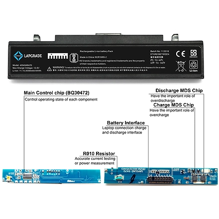 Lapgrade Battery for Samsung P210 P408 P410 P46 P460 P461 P510 P560 Series-2
