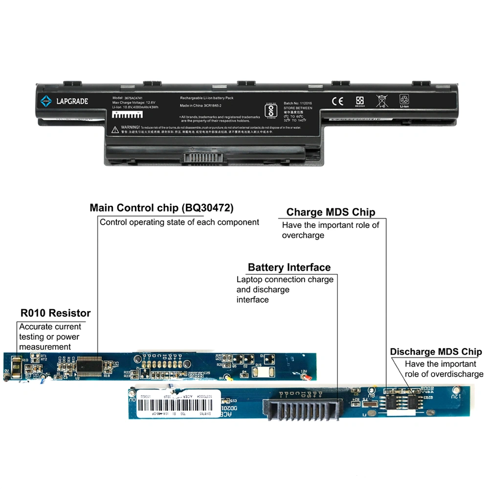 Lapgrade Battery for Acer Aspire 4250 4251 4252 4253 4333 4339 4349 4352 Series-2