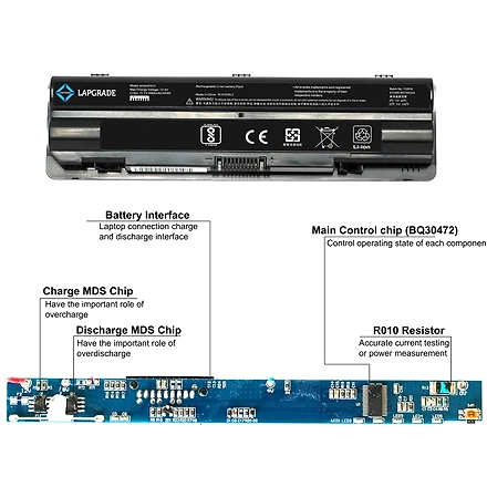 Lapgrade Battery for Dell XPS 14 XPS 15 XPS 17 Series-2