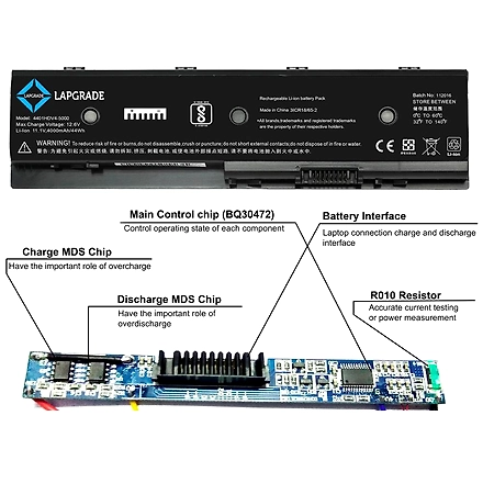 Lapgrade Battery for HP Pavilion DV4-5000 DV6-7000 DV7-7000 Series-2