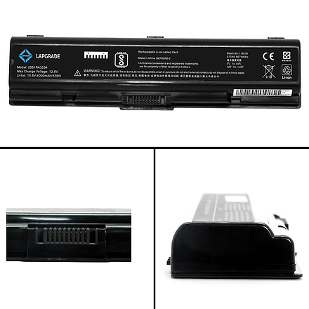 Lapgrade Battery for Toshiba Satellite A200 A205 A210 A215 A300 A305 A350 A355 Series-2551