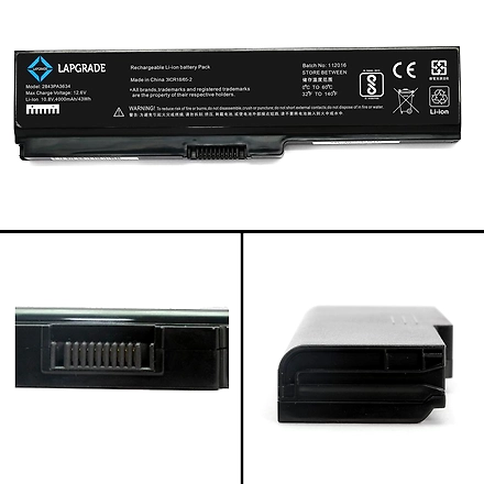 Lapgrade Battery for Toshiba Dynabook, Qosmio, Equium, Portege, Satellite Series-2843