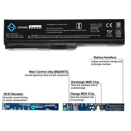 Lapgrade Battery for Toshiba Portege M800 M801 M802 M803 Series-2