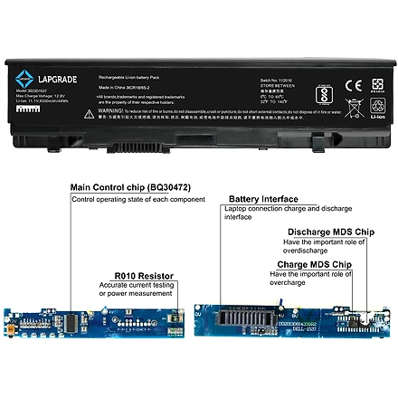 Lapgrade Battery for Dell Studio 15 1535 1536 Series-2