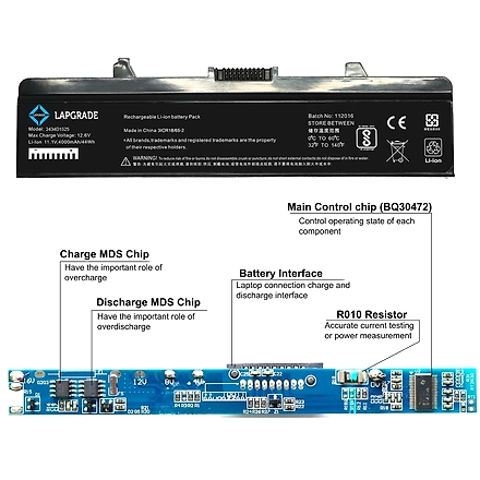 Lapgrade Battery for Dell Inspiron 1440 1525 1526 1545 1546 Series-1
