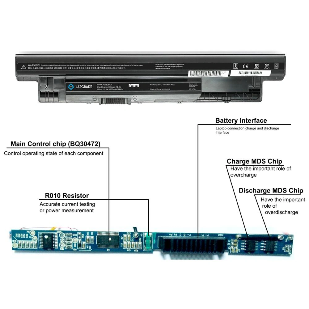 Lapgrade Battery for Dell Inspiron 14(3421) 14R(5421) 14R(5437) Series-2