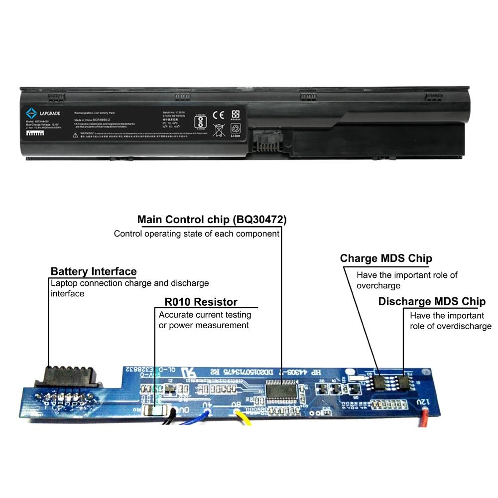 Lapgrade Battery for HP ProBook 4430S 4431S 4435S 4436S 4440S 4441S Series-2