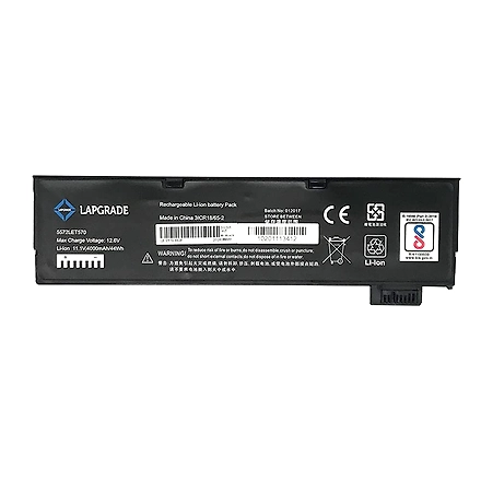 Lapgrade Battery for Lenovo T470 T570 6 cell Battery-6632