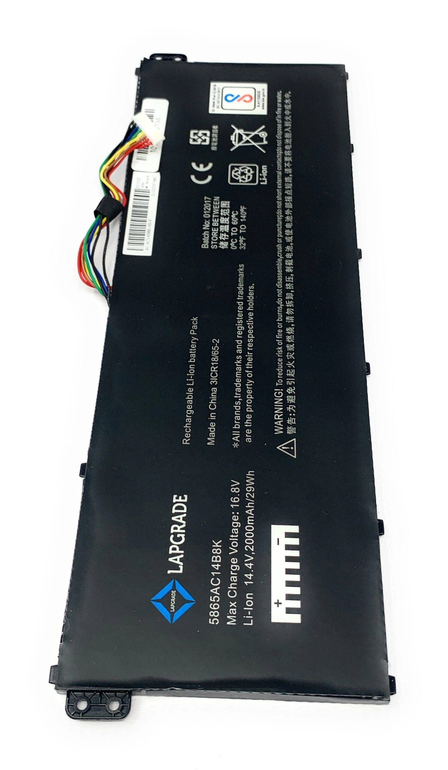 Lapgrade Battery For Acer Aspire Acer Aspire ES1-111 ES1-311 ES1-511 ES1-711(AC14B8K)-2