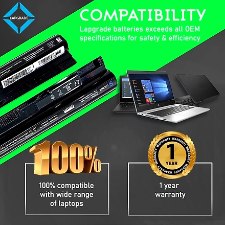 Lapgrade Battery For Dell Inspirion 15 3558 (M5Y1K)-4