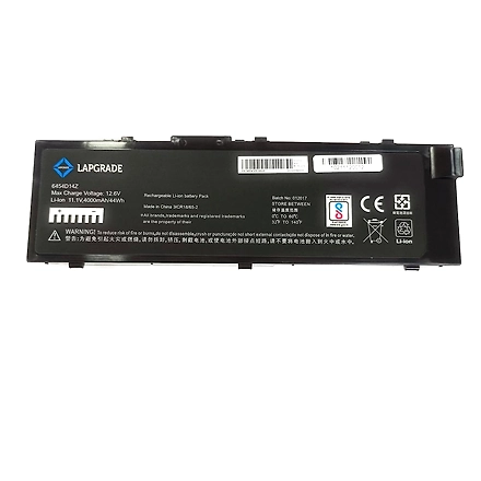 Lapgrade battery for Dell Precision 15 7510 7520 17 7710 7720 Series-MFKVP-7105