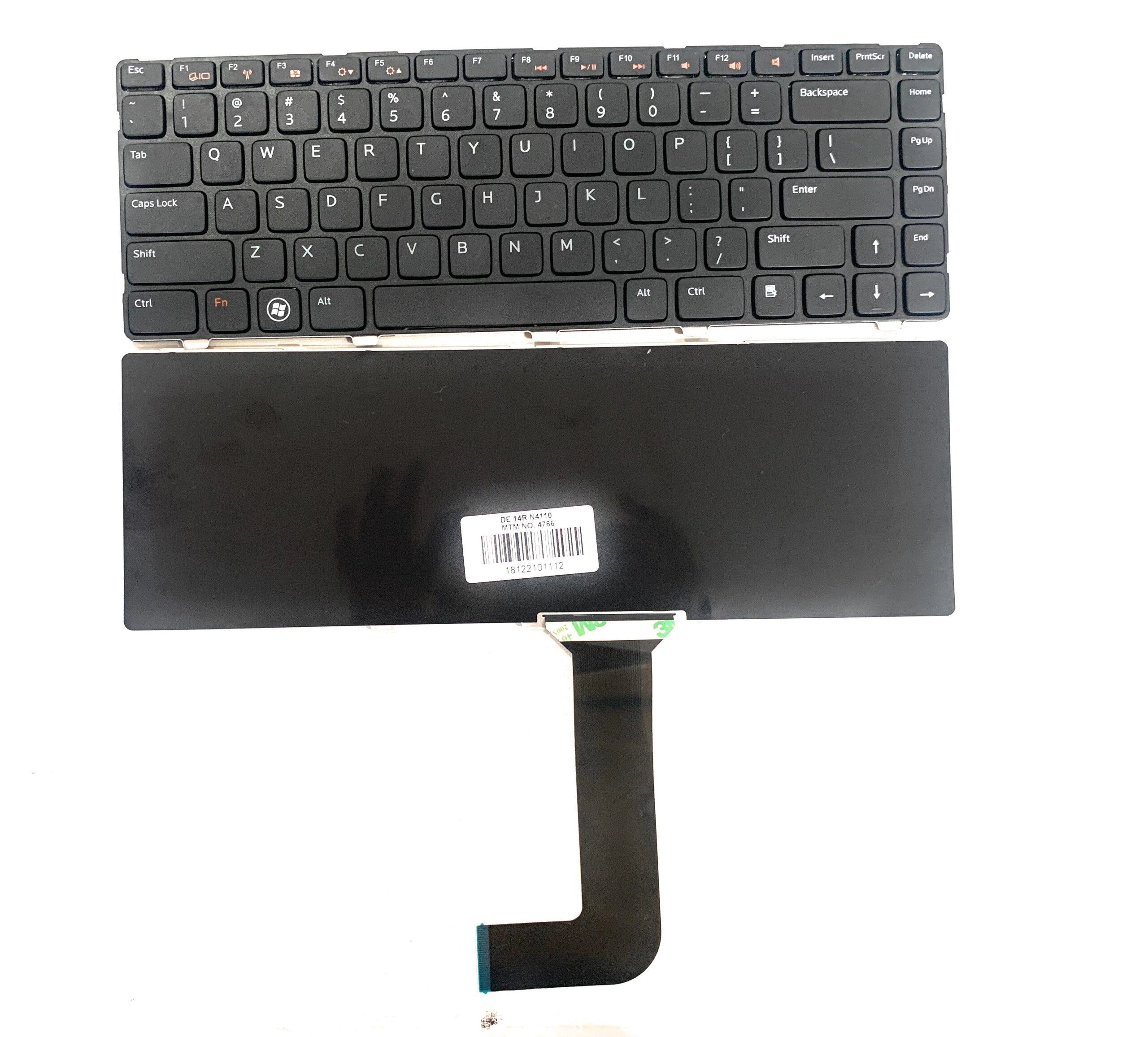 Lapgrade Dell 14R Black (N4050 / N5050) Laptop Keyboard-4766