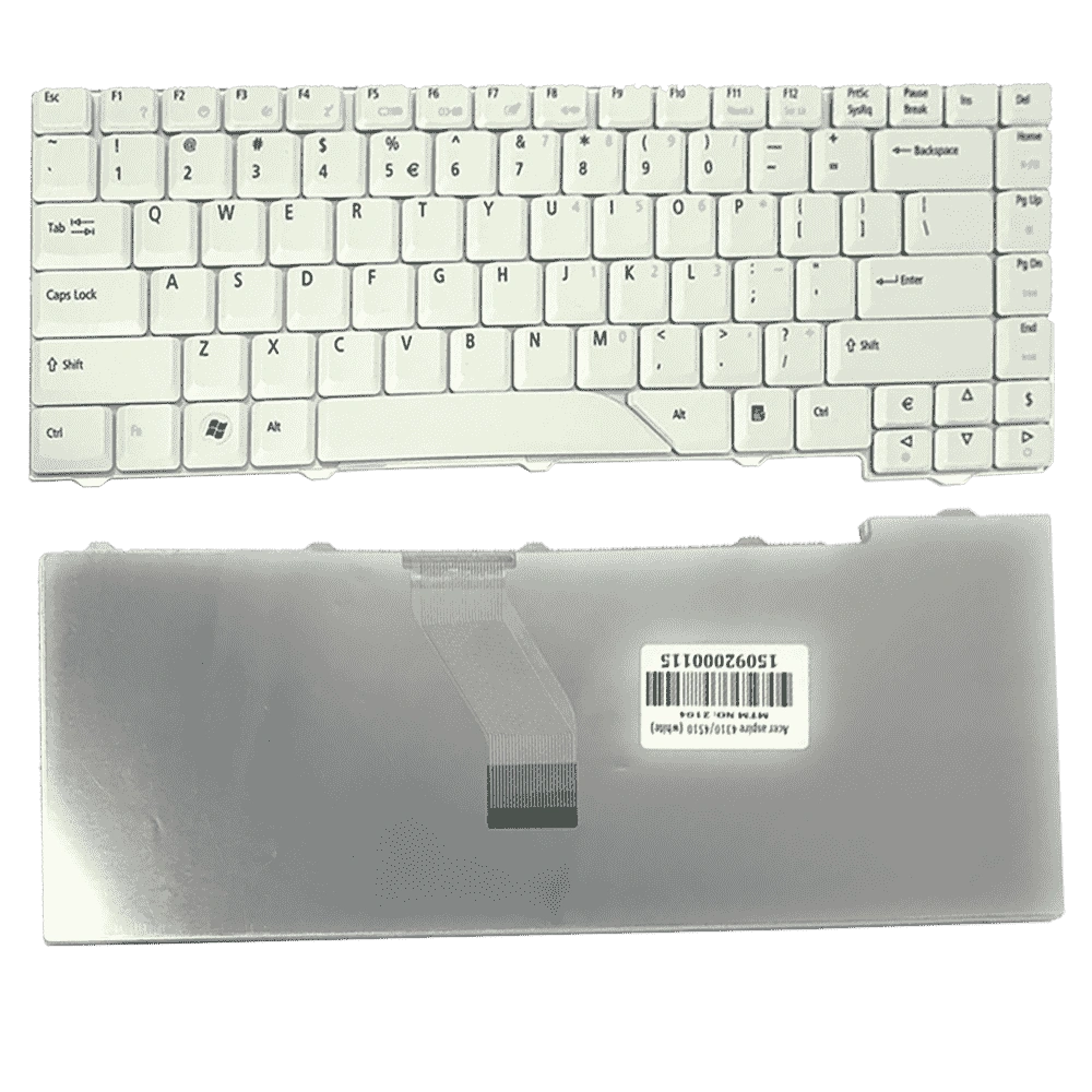 Lapgrade Acer Aspire 4310, 4510, 5710, 5920, 4710, 4920 Series White Laptop Keyboard-2104