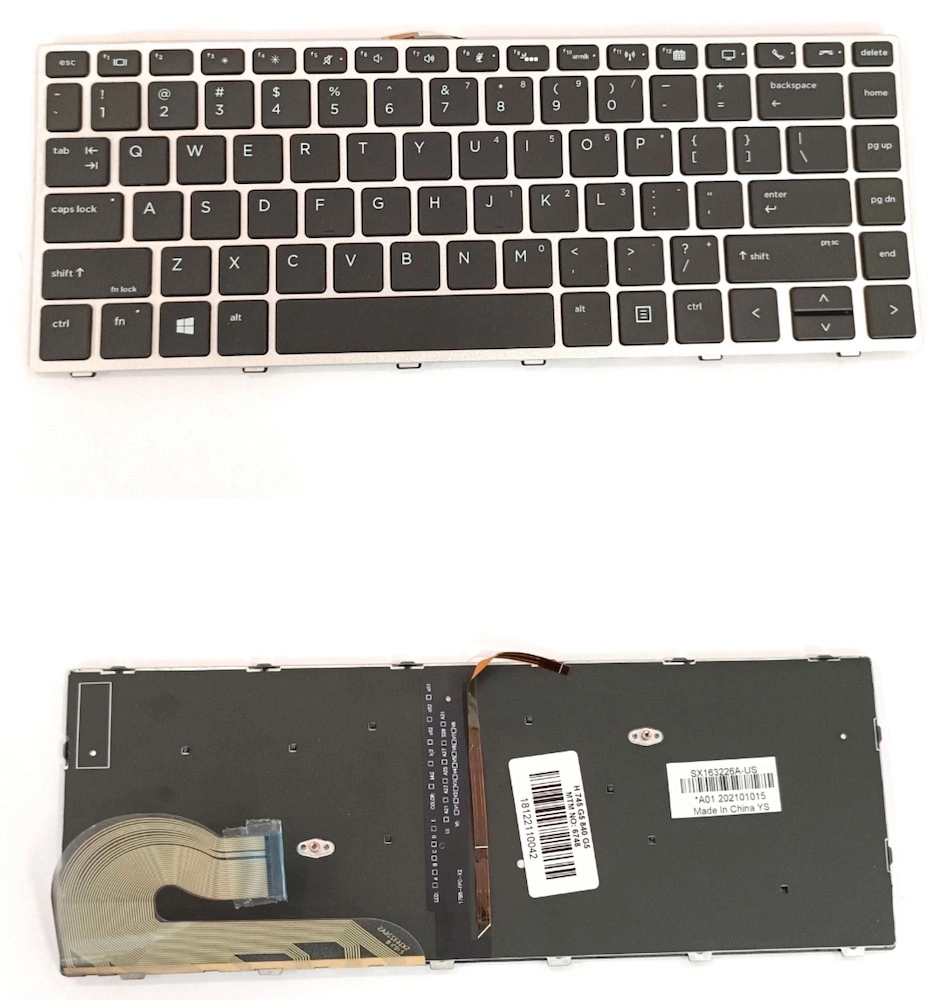 Lapgrade HP Elitebook 745 G5, 840 G5 US Backlit Laptop Keyboard-6748