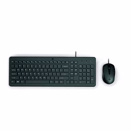 hp 150 usb wired keyboard and mouse combo-240j7aa