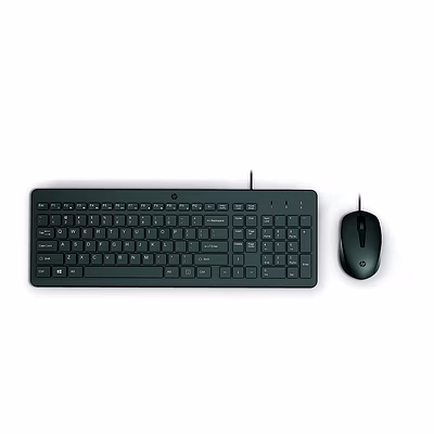 hp 150 usb wired keyboard and mouse combo-240j7aa