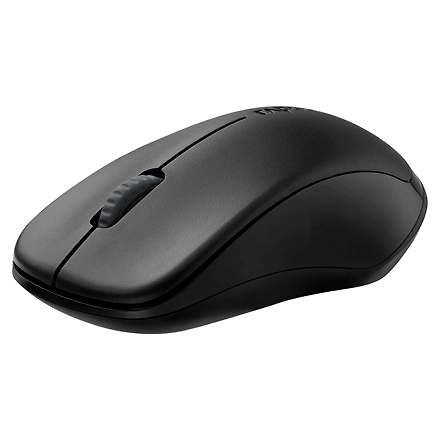 RAPOO 1620 wireless Mouse , 2.4 GHz with USB Nano Receiver, Optical Tracking, Ambidextrous, PC/Mac/Laptop - Black-1051