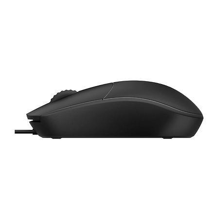 Rapoo N100 Wired USB Mouse, 3 yr Warranty, 1600 DPI Optical Tracking, Ambidextrous PC/Mac/Laptop - Black-3